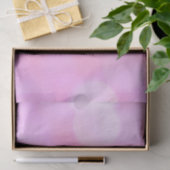 Roze Bokeh glinsterende licht monogram letter init Tissuepapier (Geschenk)