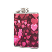 Roze Bokeh Hearts Digital Background Wallpaper Heupfles (Links)