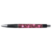 Roze Bokeh Hearts Digital Background Wallpaper Pen (Voorkant)