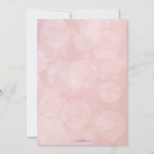 Roze Bokeh Lights Sweet 16 Gold Glitter Invitation Kaart (Achterkant)