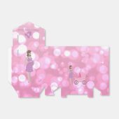 Roze Bokeh Mam-Te-zijn Baby shower voor vervoerBox Bedankdoosjes (Uitgevouwen)