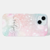 Roze  Bokeh Pattern Case-Mate iPhone Case (Achterkant (horizontaal))