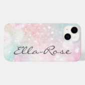 Roze  Bokeh Pattern Case-Mate iPhone Case (Achterkant (horizontaal))