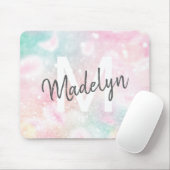 Roze Bokeh Pattern Muismat (Met muis)