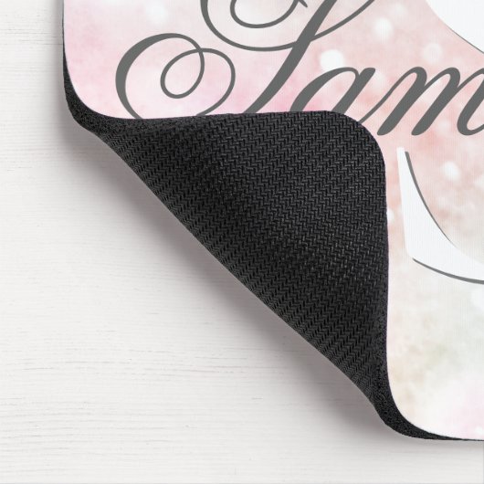 Roze  Bokeh Pattern Muismat (Hoek)