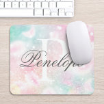 Roze  Bokeh Pattern Muismat<br><div class="desc">U kunt dit  roze handvat glitter patroon eenvoudig personaliseren met uw eigen naam en/of monogram.</div>