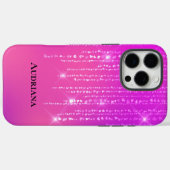 Roze Bokeh Sparkle Harten Case-Mate iPhone Case (Achterkant (horizontaal))