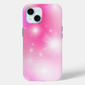 Roze Bokeh Stars Case-Mate iPhone Case (Achterkant)
