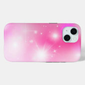 Roze Bokeh Stars Case-Mate iPhone Case (Achterkant (horizontaal))