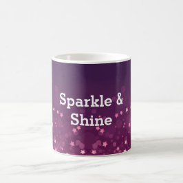 Roze Bokeh Stars Koffiemok