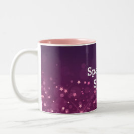 Roze Bokeh Stars Koffiemok