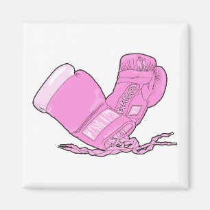 roze boks handschoenen vector magneet