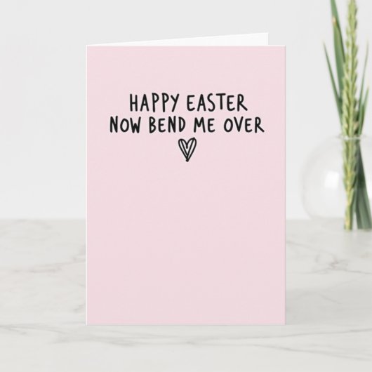 Roze Bold Love Talk Card Kaart (Voorkant)