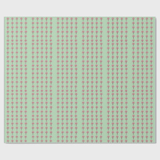 Roze Bomen Patroon Cadeaupapier