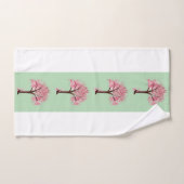 Roze Bomen Patroon Flesopener Bad Handdoek (Handdoek)