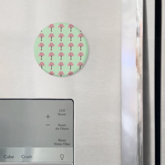 Roze Bomen Patroon Magneet (Insitu (Koelkast))