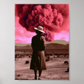 Roze bommelding  dystopie poster (Voorkant)