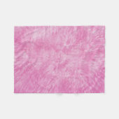 Roze Bont Frenzy Fleece Deken (Voorkant (Horizontaal))