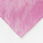 Roze Bont Frenzy Fleece Deken (Hoek)