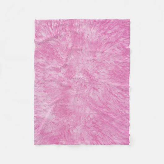 Roze Bont Frenzy Fleece Deken (Voorkant)