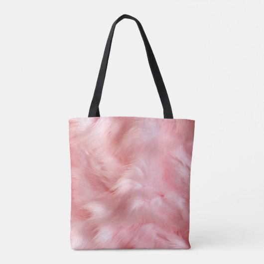 Roze Bont Gouden Sparkle Glam Eenhoorn Lichten Tote Bag (Achterkant)