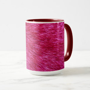 Roze bontprint mok