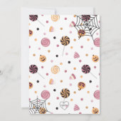 Roze Boo Dag Verjaardag Kaart (Achterkant)