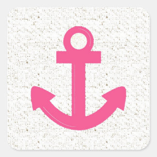 Roze booanker in nood verkerende stickers