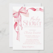 Roze boog Baby shower, Baby shower, het is een mei Kaart (Voorkant)