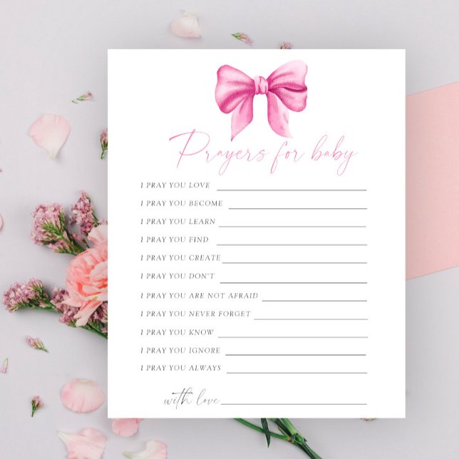 Roze boog baby shower gebeden voor baby (Creator heeft geüpload)