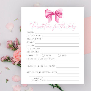 Roze boog baby shower Voorspellingen en advies bab