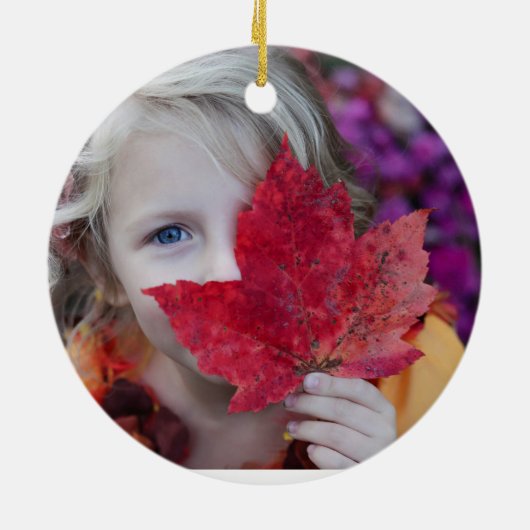 Roze boog Eerste Kerst aangepaste Foto Ornament (Achterkant)