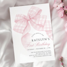 Roze boog eerste verjaardag