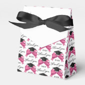 Roze Boog Jaar Afstuderen Dank u Bedankdoosjes (Voorkant Zijde)