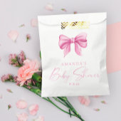 ROZE BOOG meisje Baby shower Bedankzakje