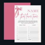 Roze boog naam die liefde tune Vrijgezellenfeest s Kaart<br><div class="desc">Test de kennis van je gasten over romantische muziek met onze leuke Name That Love Tune Vrijgezellenfeest Game. Gasten zullen genieten van het raden van de titels van beroemde liefdesliedjes, het aanwakkeren van lachen en vriendelijke concurrentie. Met zijn charmante roze boog ontwerp, dit spel voegt een heerlijke touch aan uw...</div>