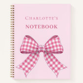 Roze boog notitieboek (Voorkant)