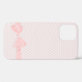 roze boog op het hartritme Case-Mate iPhone case (Achterkant (horizontaal))
