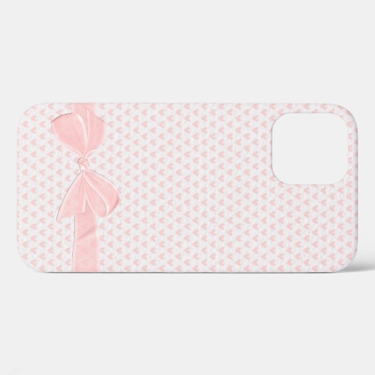 roze boog op het hartritme Case-Mate iPhone case (Achterkant (horizontaal))