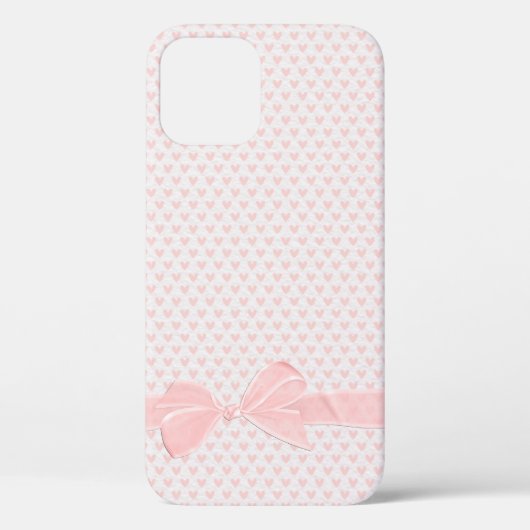 roze boog op het hartritme Case-Mate iPhone case (Achterkant)