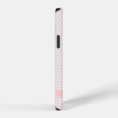 roze boog op het hartritme iPhone hoesje (Rechterkant)