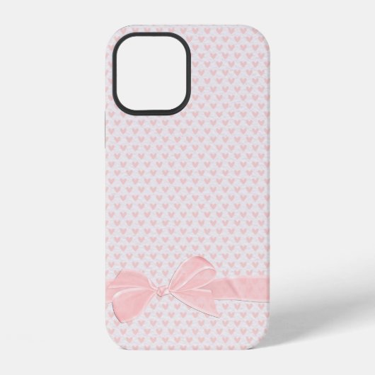 roze boog op het hartritme iPhone hoesje (Achterkant)