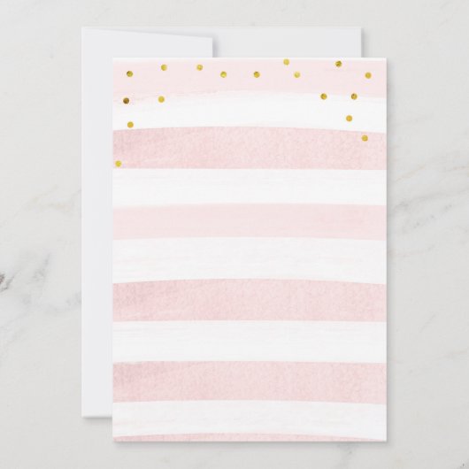 Roze boog Paris Theme Vrijgezellenfeest Kaart (Achterkant)