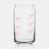 Roze boog patroon blikvorm glas (Rechts)