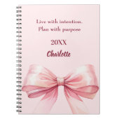 Roze boog quote notitieboek (Voorkant)