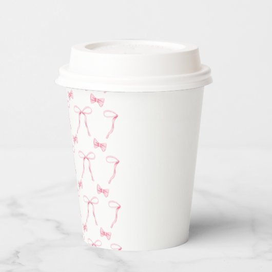 Roze boog thema feest beker (Links)