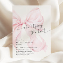 Roze boog Ze bindt de knoop Vrijgezellenfeest