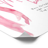 Roze boog Ze is het vastbinden van de knoop Mimosa Poster (Hoek)