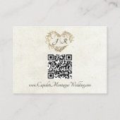 Roze boogrand, QR-code - Salie Informatiekaartje (Achterkant)