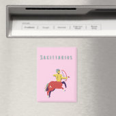 Roze Boogschutter, sterrenbeeld, sterrenbeeld Magneet (Insitu (Vaatwasser))